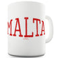 Malta College Grunge Ceramic Tea Mug