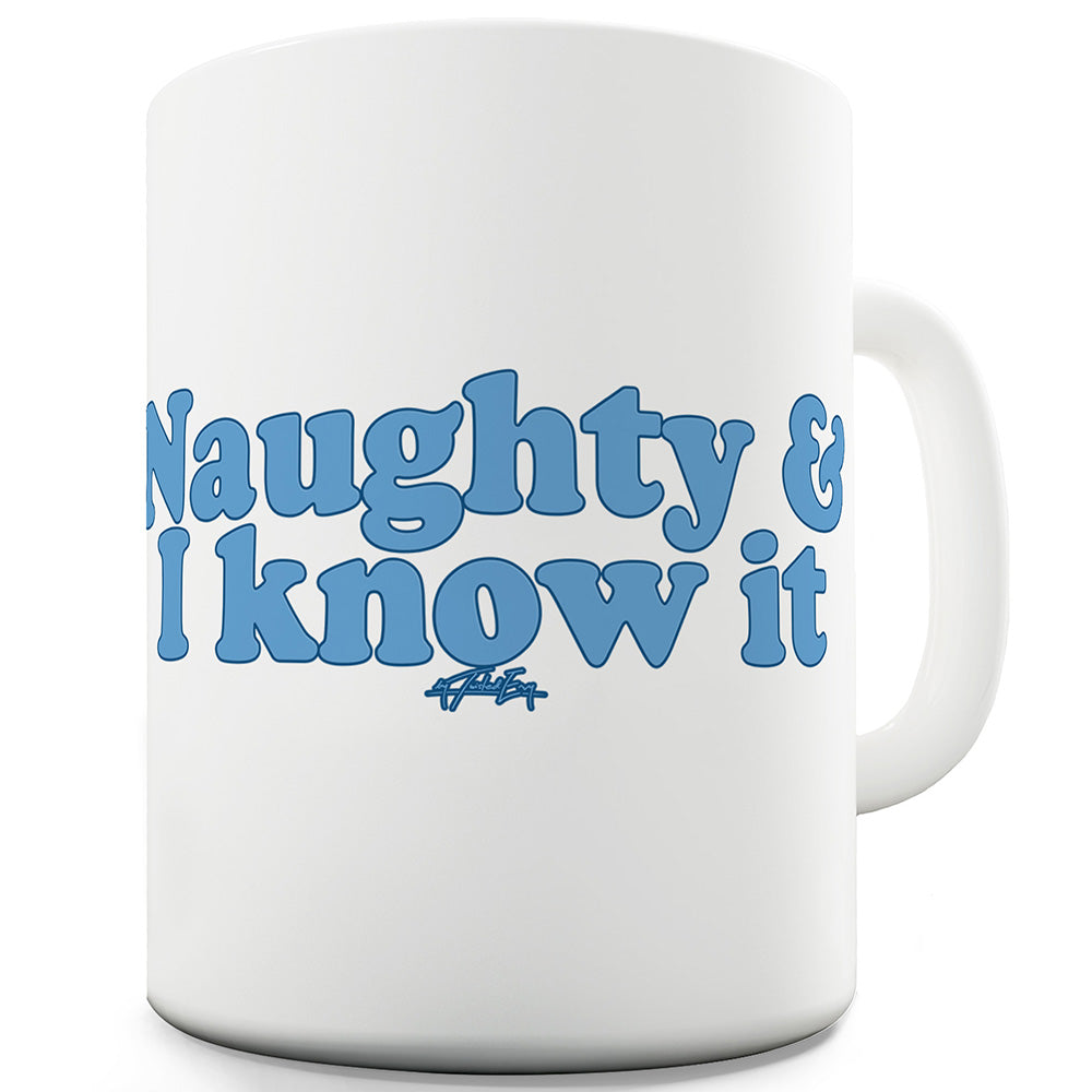 Naughty And I Know It Funny Mugs For Women