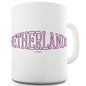 Netherlands College Grunge Ceramic Mug Slogan Funny Cup