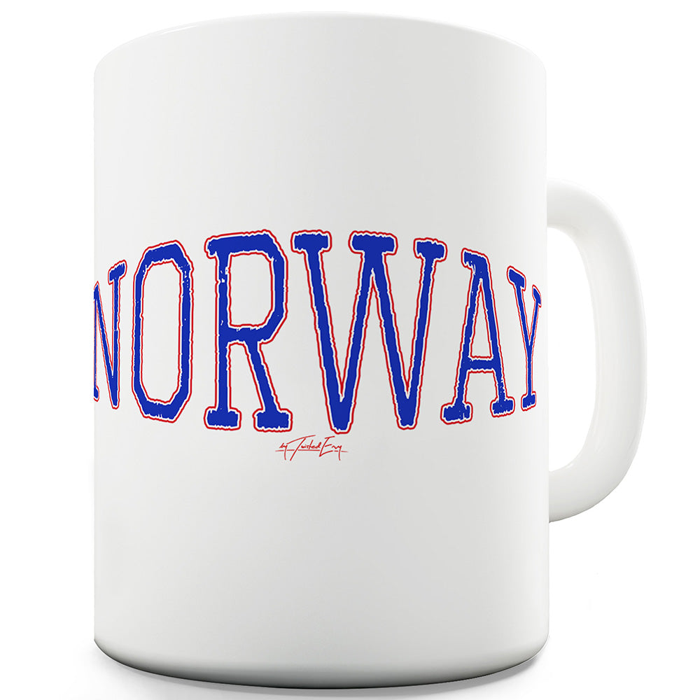 Norway College Grunge Ceramic Novelty Mug