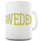 Sweden College Grunge Mug - Unique Coffee Mug, Coffee Cup