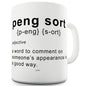 Peng Sort Definition Ceramic Tea Mug