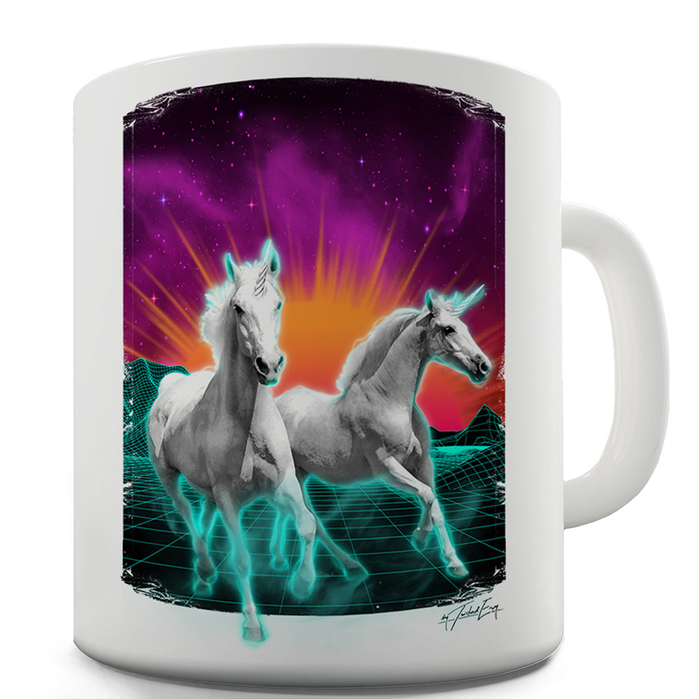 Virtual Reality Unicorns Ceramic Funny Mug