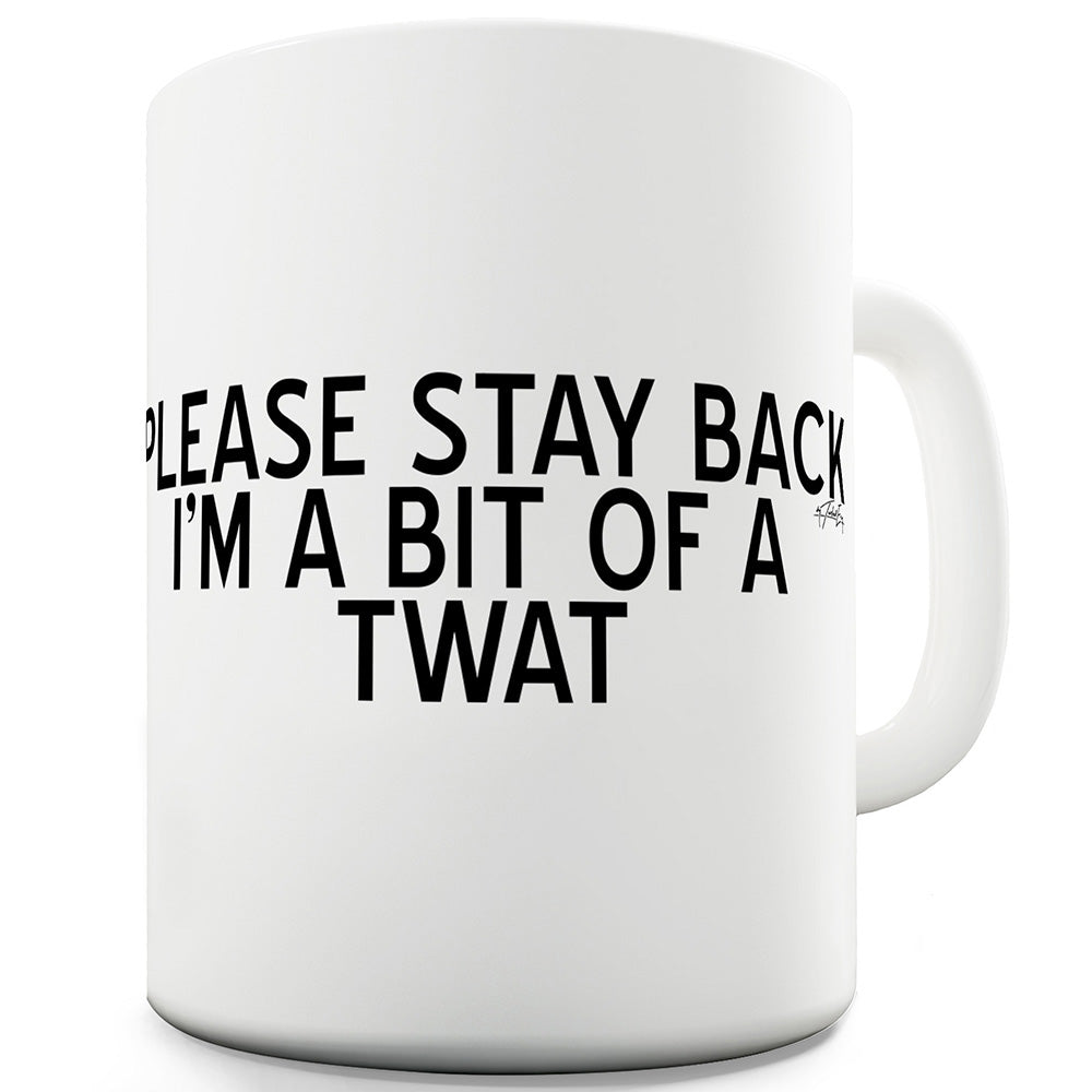 Please Stay Back Funny Office Secret Santa Mug