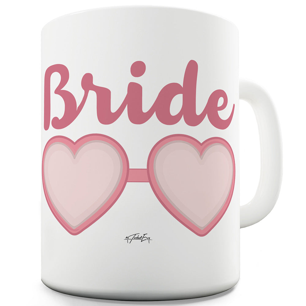 Bride Sunglasses Ceramic Funny Mug