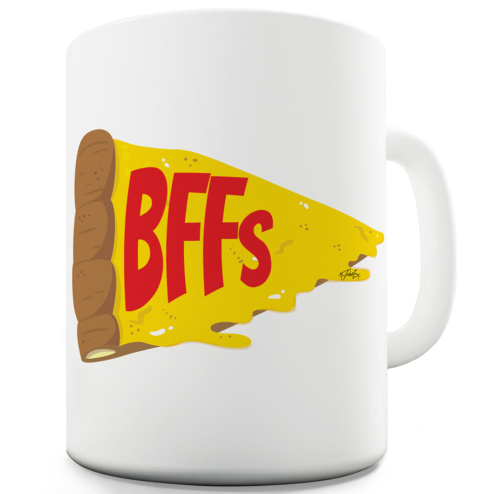 Pizza BFFs Funny Mugs For Men Rude