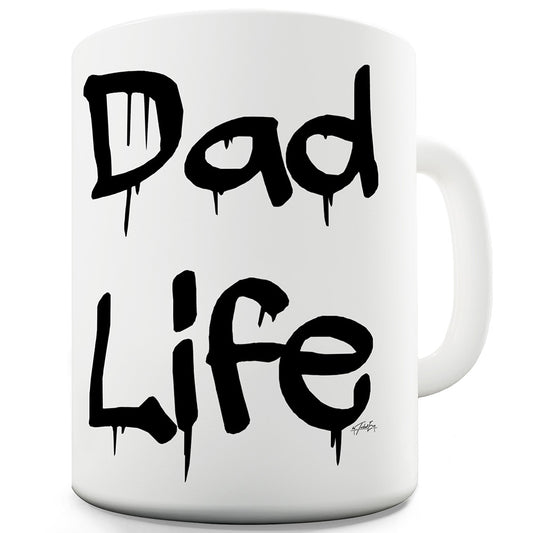 Dad Life Graffiti Funny Office Secret Santa Mug