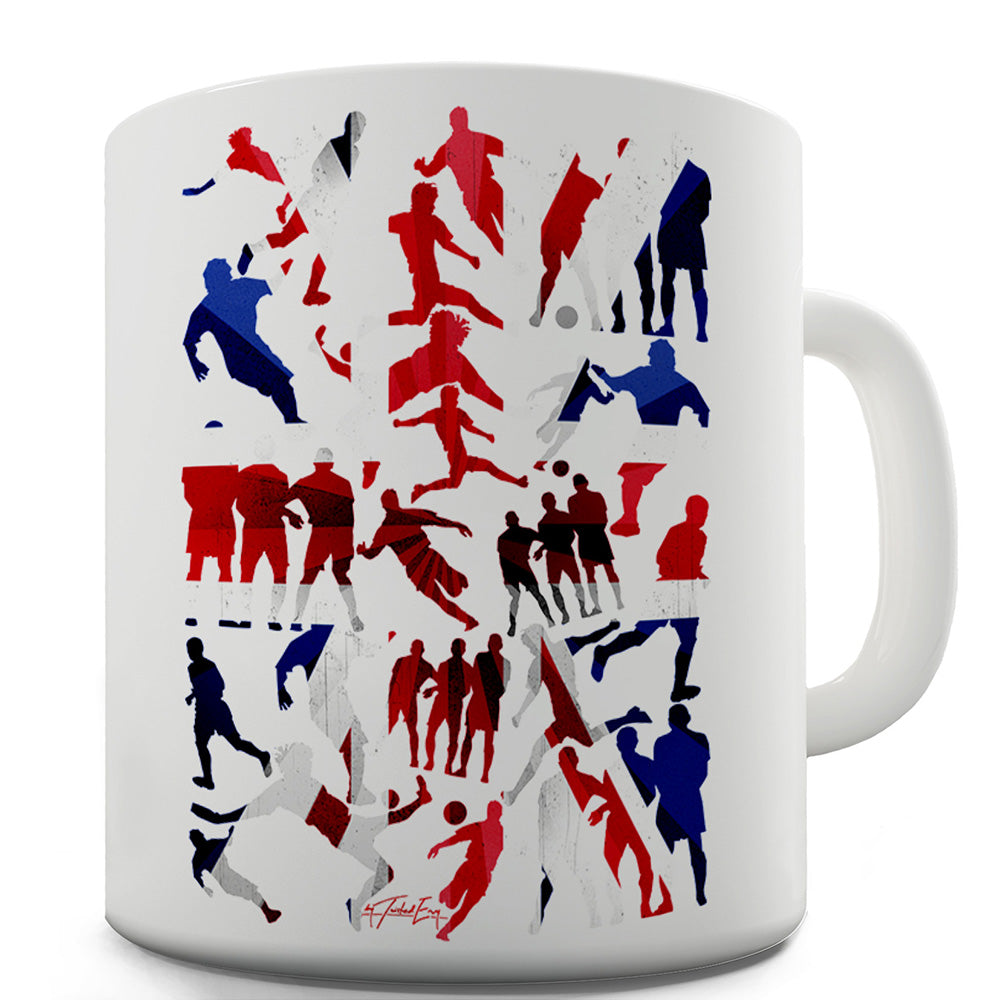 GB Football Silhouette Funny Office Secret Santa Mug