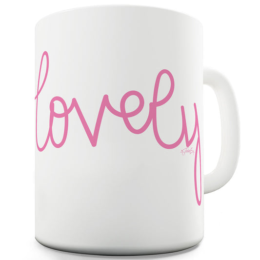 Lovely Pink Ceramic Mug Slogan Funny Cup