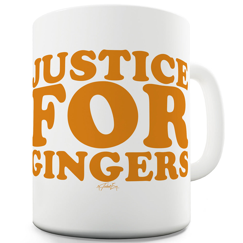 Justice For Gingers Ceramic Novelty Gift Mug