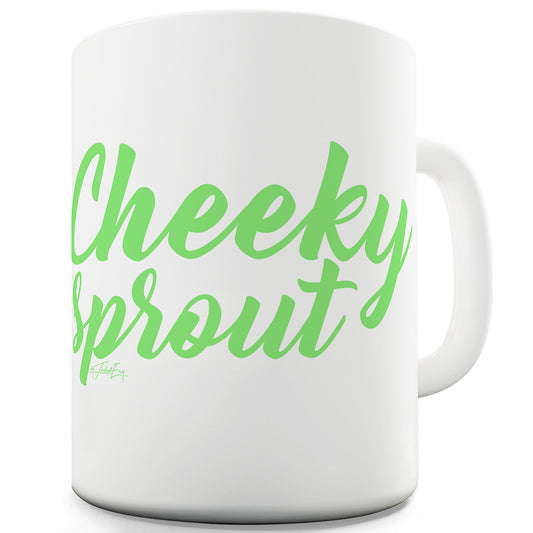 Cheeky Sprout Mug - Unique Coffee Mug, Coffee Cup