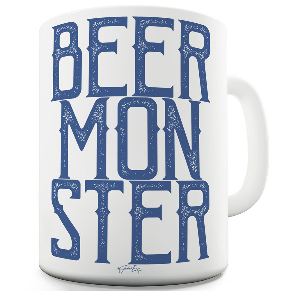 Beer Monster Ceramic Funny Mug