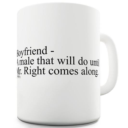 Boyfriend Description Funny Mugs For Women