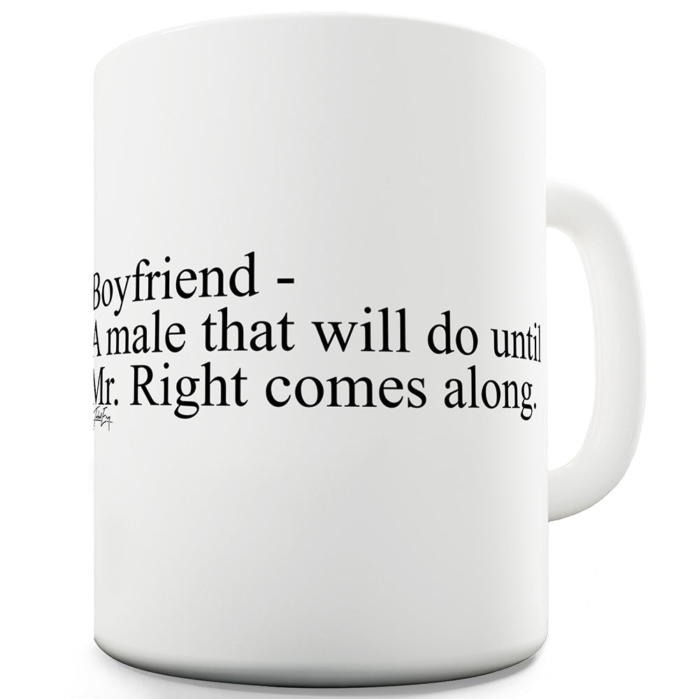 Boyfriend Description Funny Mugs For Women