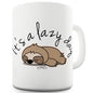 It's A Lazy Day Funny Office Secret Santa Mug