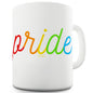 Pride Rainbow Letters Ceramic Mug Slogan Funny Cup