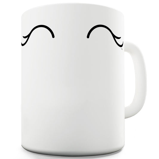 Batting Eyes Funny Office Secret Santa Mug