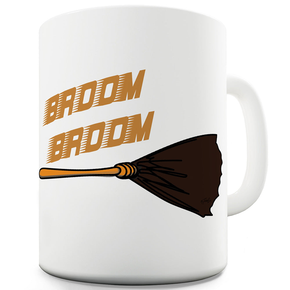 Broom Broom Ceramic Tea Mug