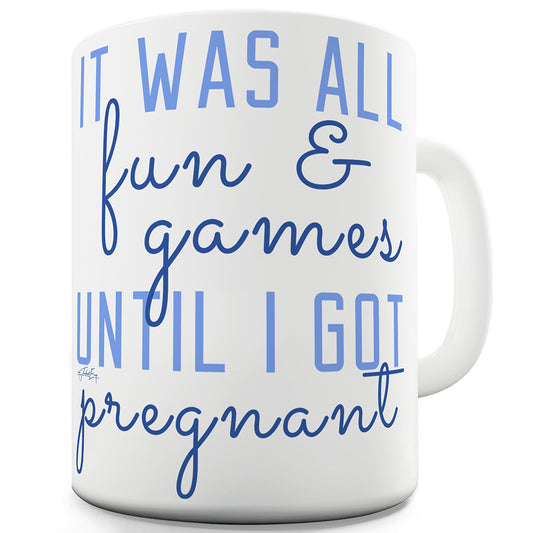 It Was All Fun And Games Funny Office Secret Santa Mug