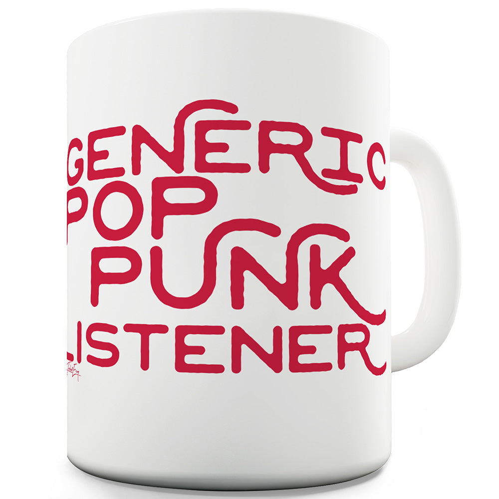 Pop Punk Listener Funny Office Secret Santa Mug