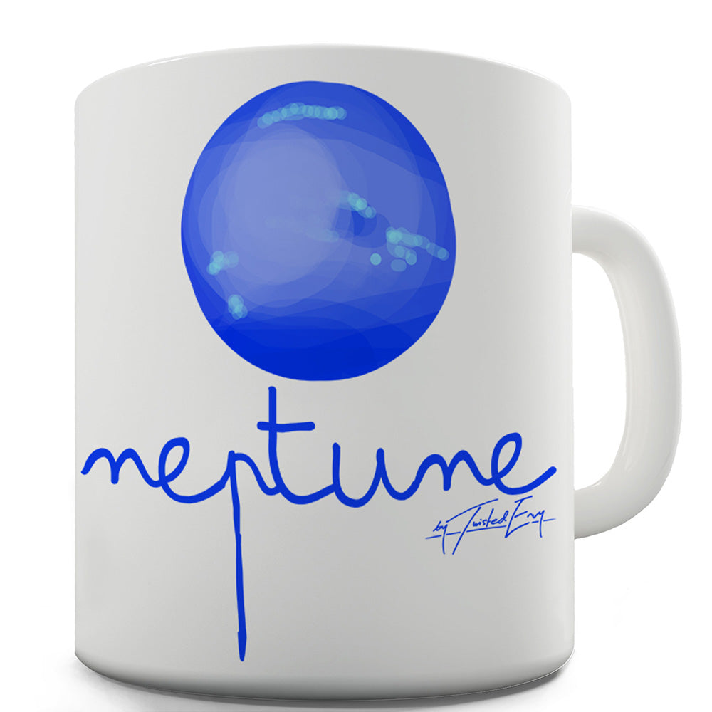 Neptune Planet Pocket Ceramic Novelty Mug
