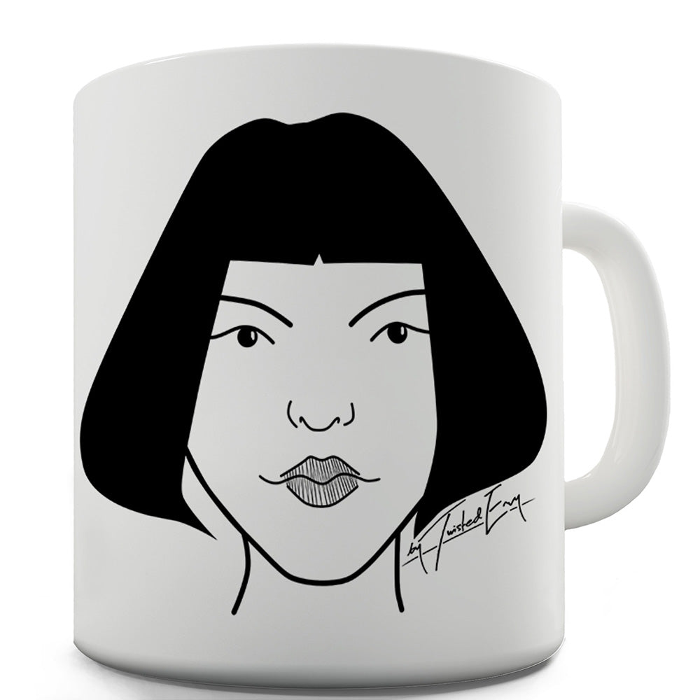 Cartoon Face Pocket Funny Novelty Mug Cup