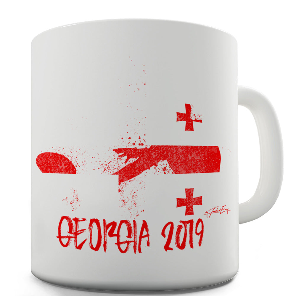 Rugby Georgia 2019 Ceramic Funny Mug