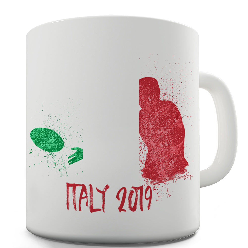 Rugby Italy 2019 Ceramic Novelty Mug