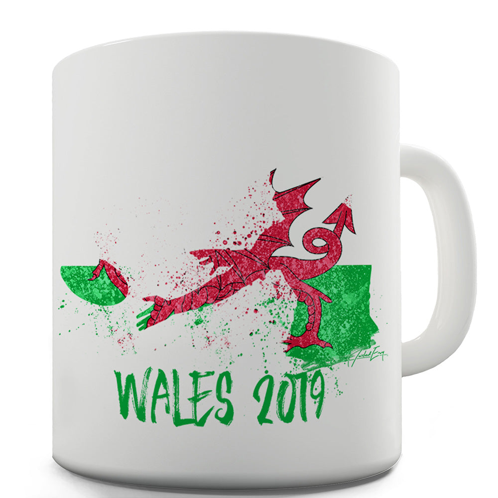 Rugby Wales 2019 Funny Novelty Mug Cup