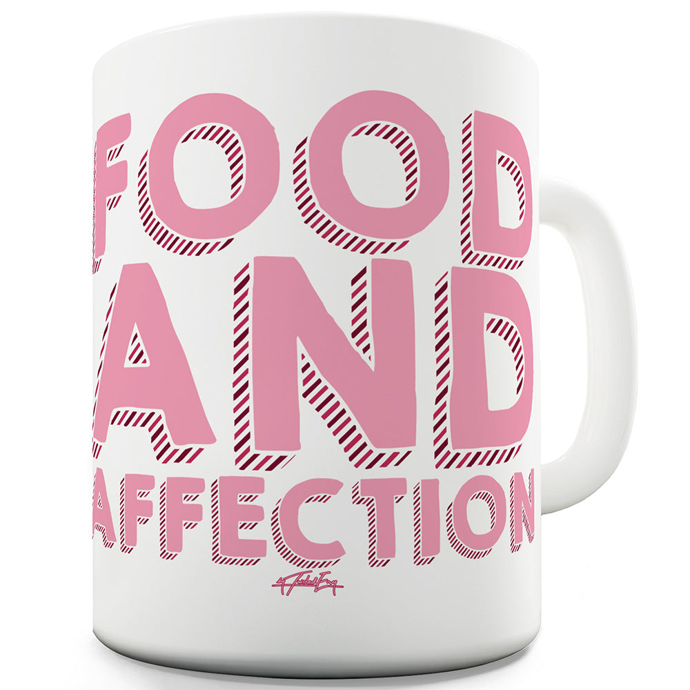 Food And Affection Ceramic Novelty Gift Mug