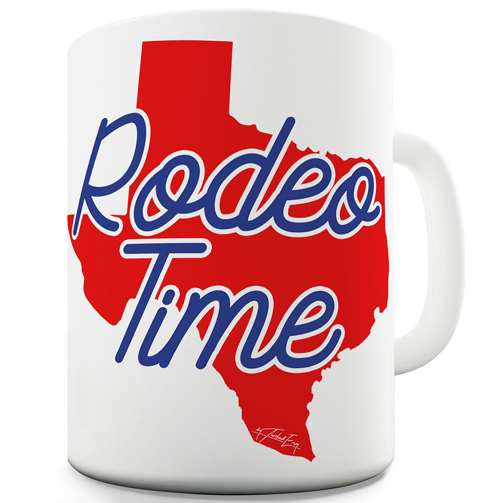 Rodeo Time Ceramic Novelty Mug