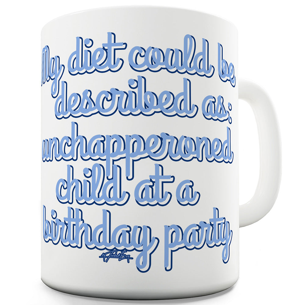 Child At A Birthday Party Funny Mugs For Friends