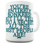 You're Entirely Bonkers Funny Office Secret Santa Mug