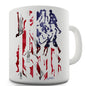 USA Basketball Silhouette Ceramic Novelty Gift Mug