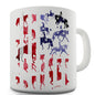 USA Dressage Silhouette Funny Novelty Mug Cup