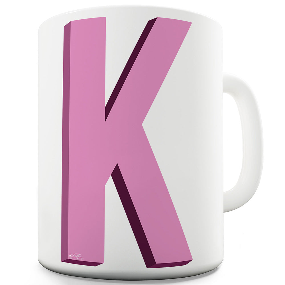 3D K Funny Office Secret Santa Mug