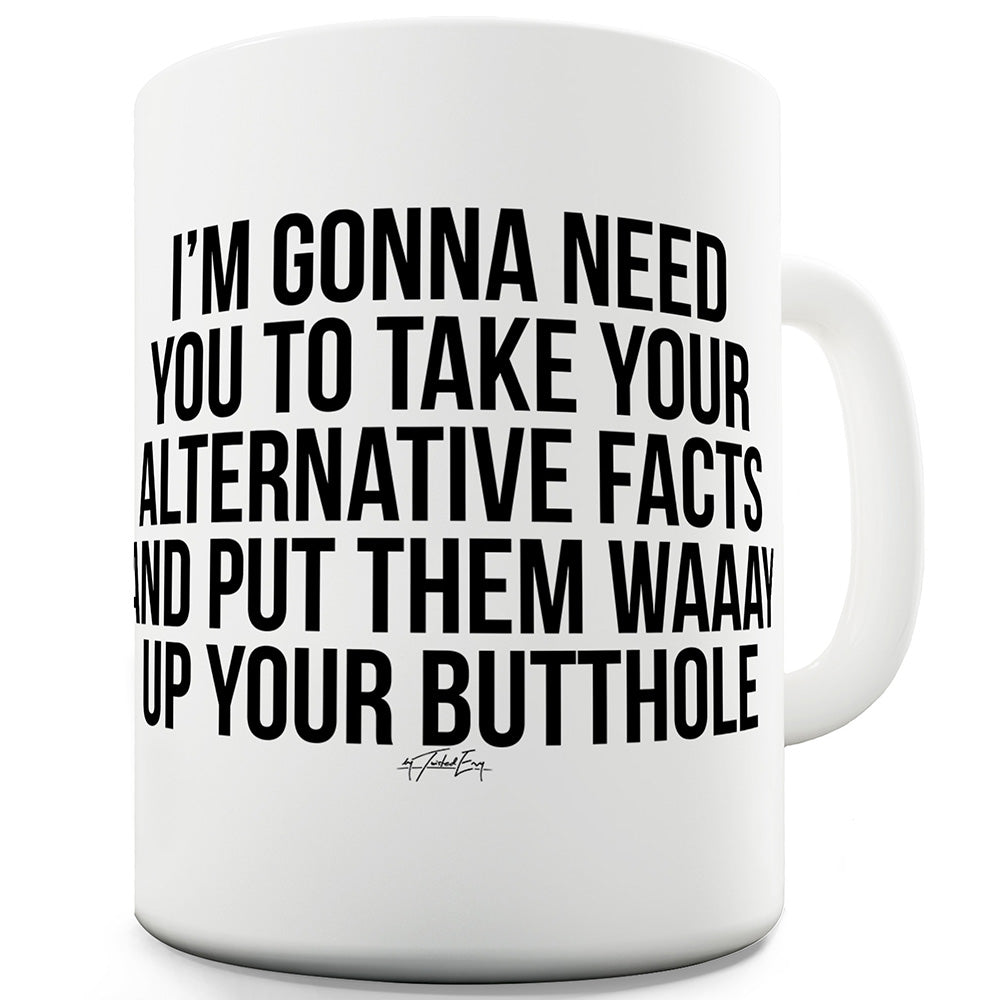 Take Your Alternative Facts Funny Mugs For Work