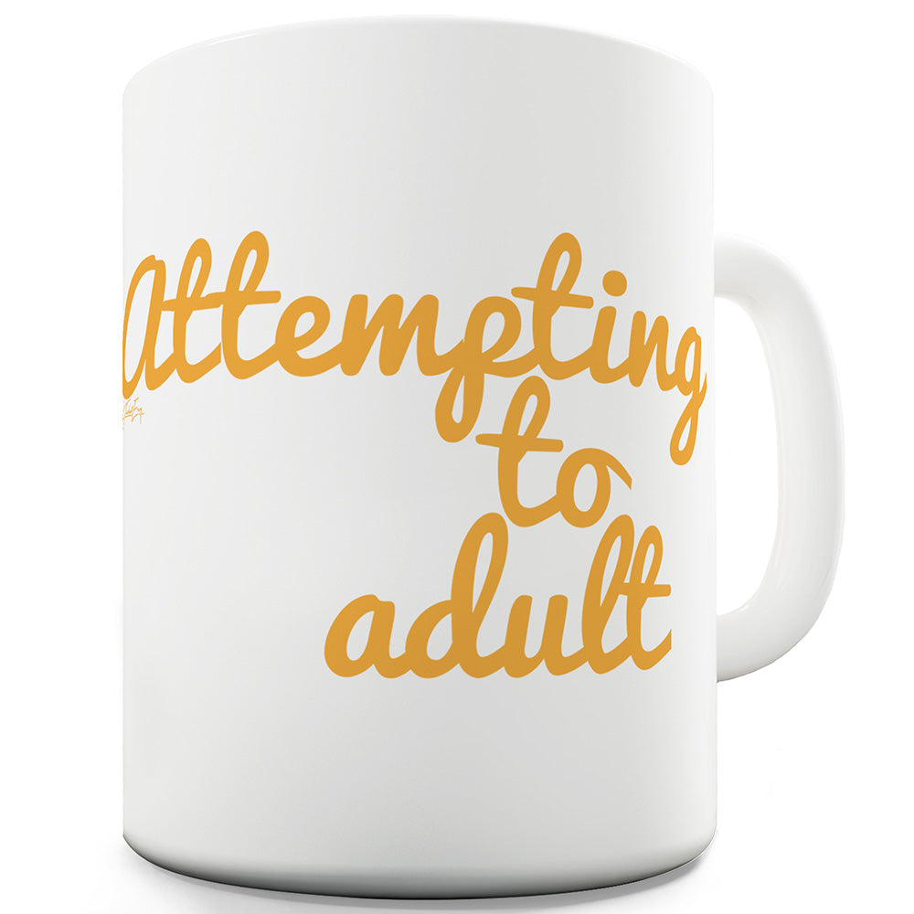 Attempting To Adult Funny Mugs For Friends