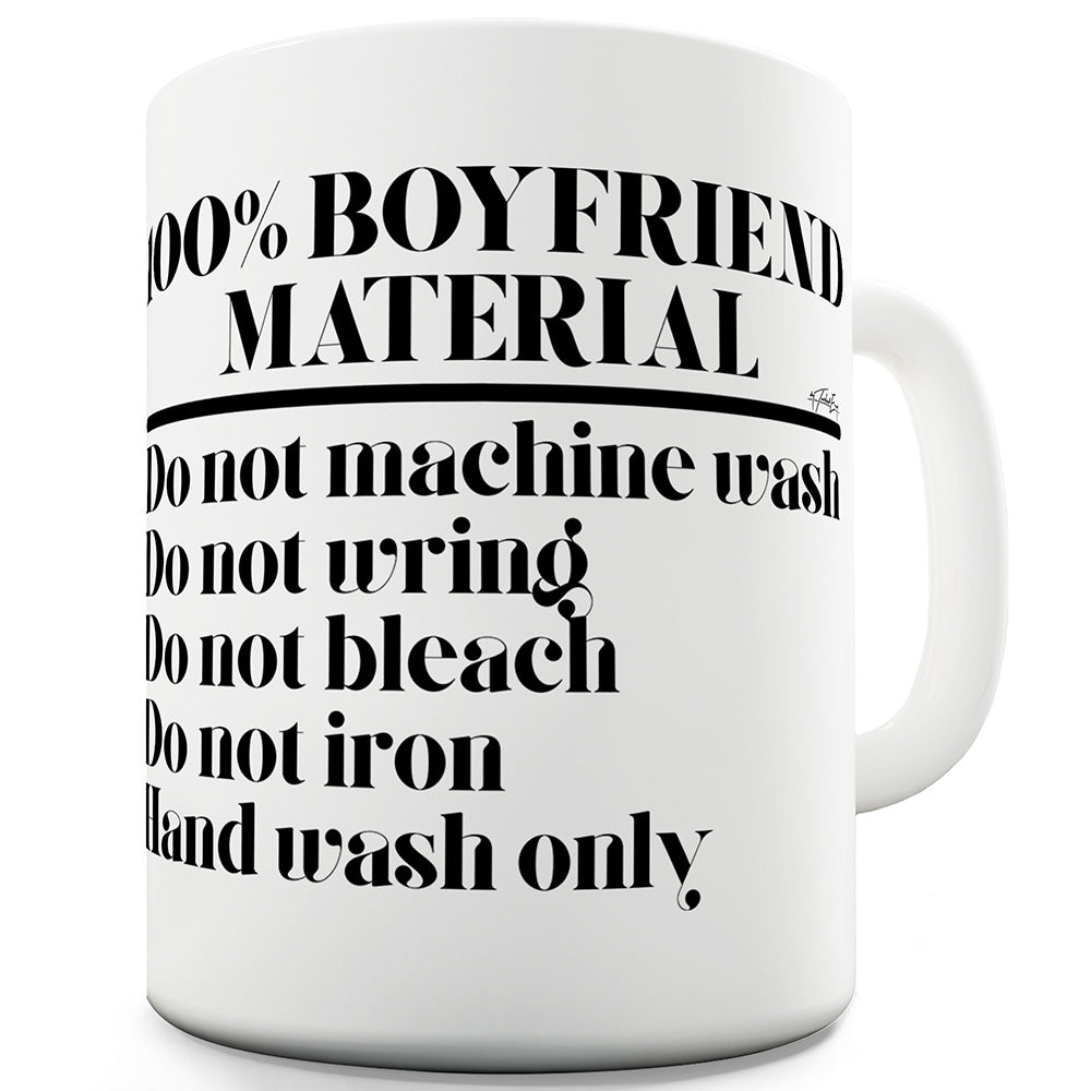 Boyfriend Material Mug - Unique Coffee Mug, Coffee Cup