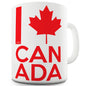 I Leaf Canada Mug - Unique Coffee Mug, Coffee Cup