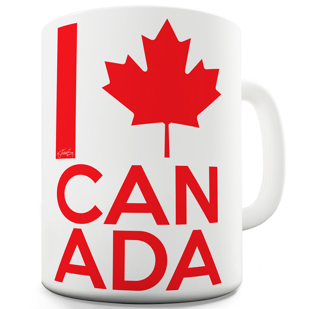 I Leaf Canada Mug - Unique Coffee Mug, Coffee Cup
