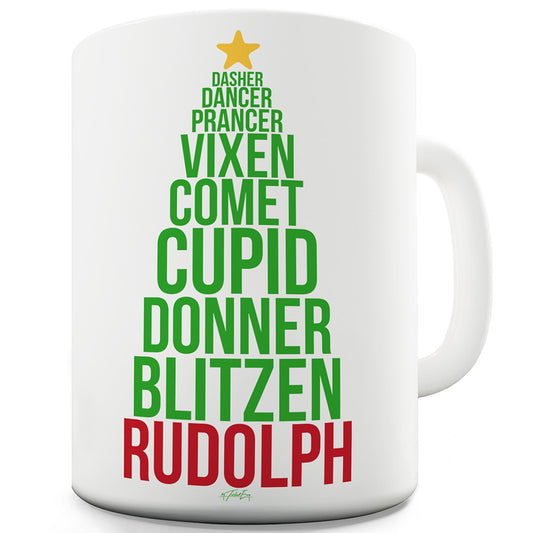 Reindeer Tree Funny Mugs For Men