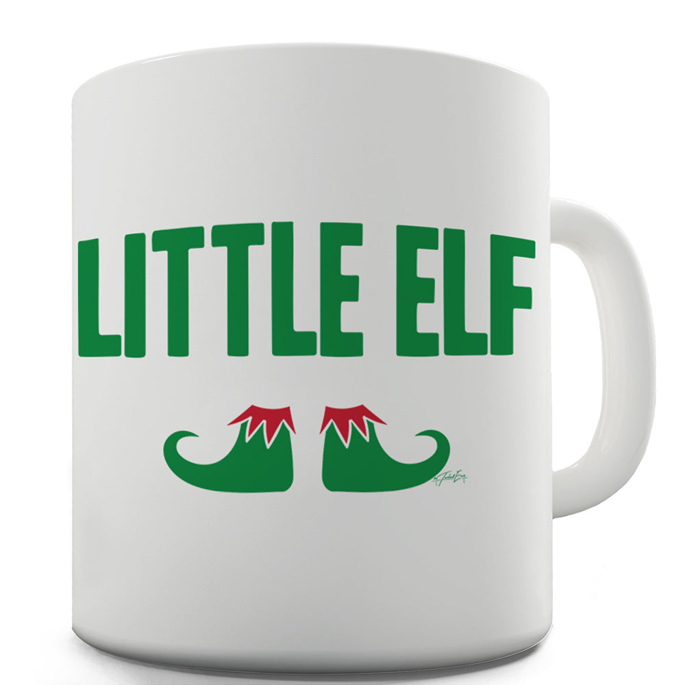 Little Elf Boots Mug - Unique Coffee Mug, Coffee Cup