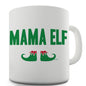 Mama Elf Boots Ceramic Funny Mug