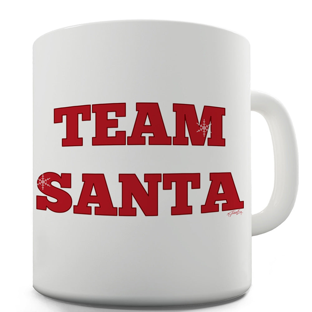 Team Santa Ceramic Tea Mug