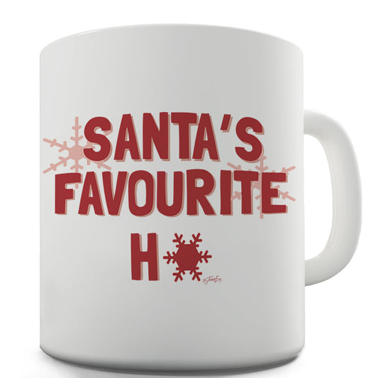 Santa's Favourite Ho Ceramic Tea Mug