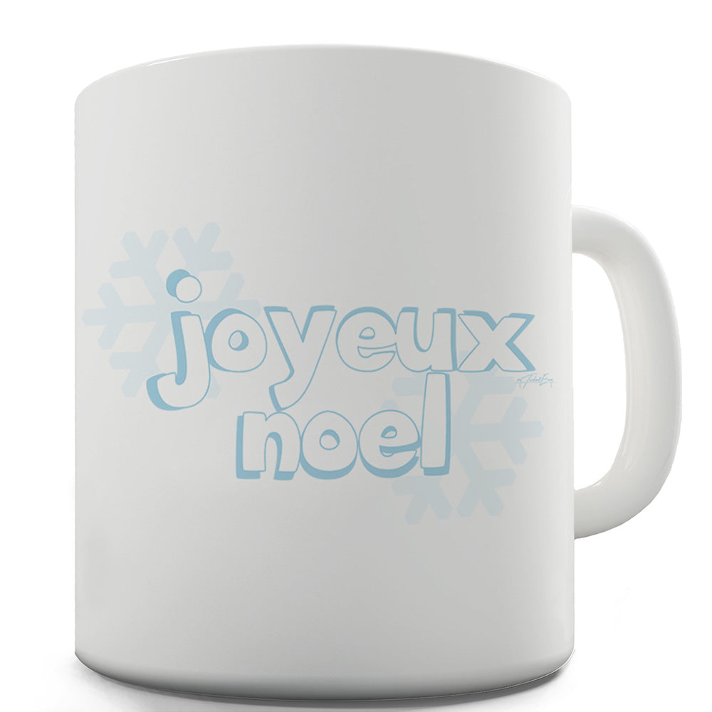 Joyeux Noel Mug - Unique Coffee Mug, Coffee Cup