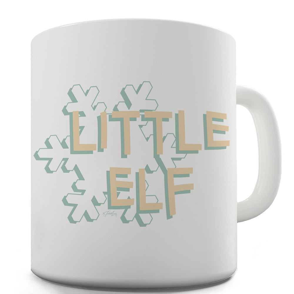 Little Elf Snowflake Funny Mugs For Coworkers