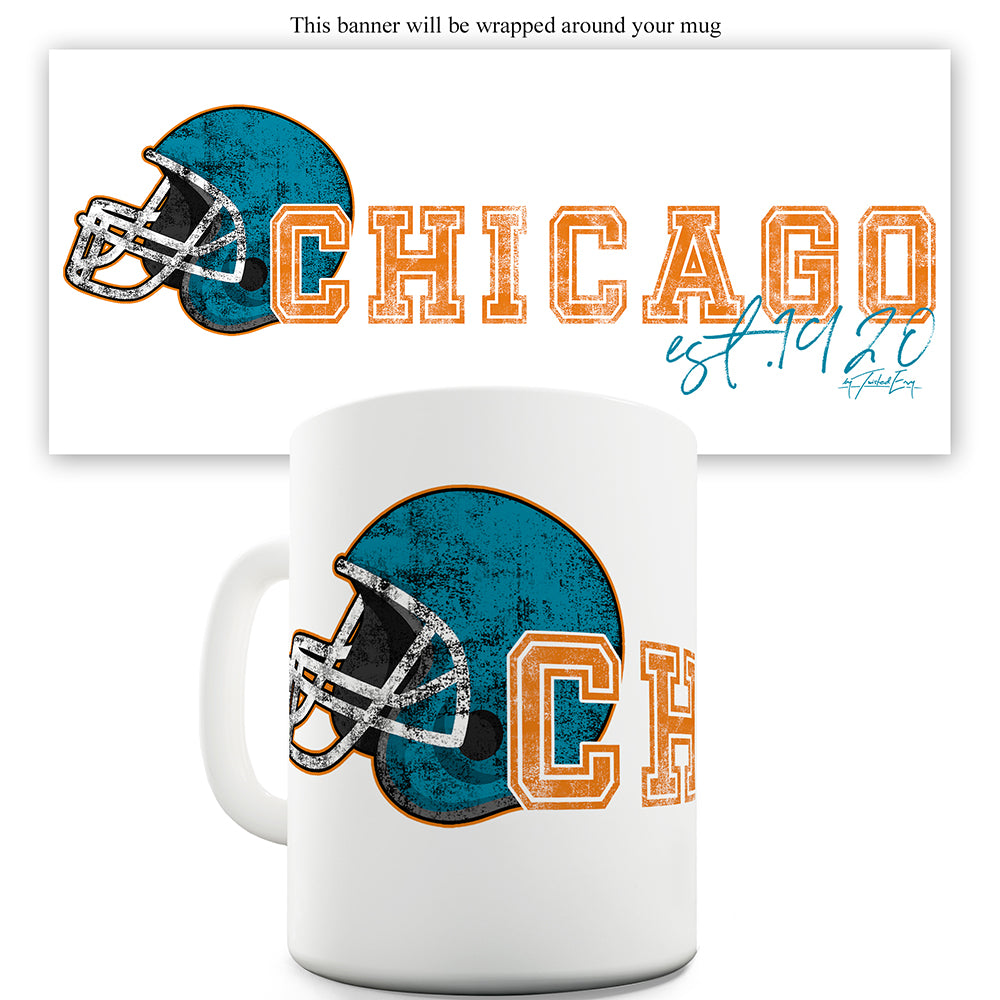 Chicago American Football Established Funny Mug