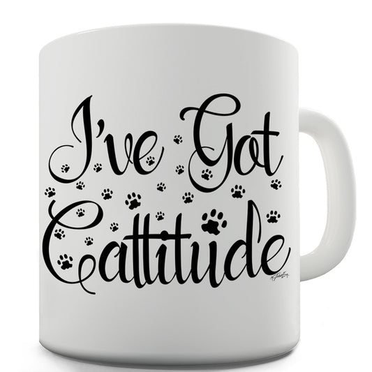 I've Got Cattitude Funny Mugs For Men